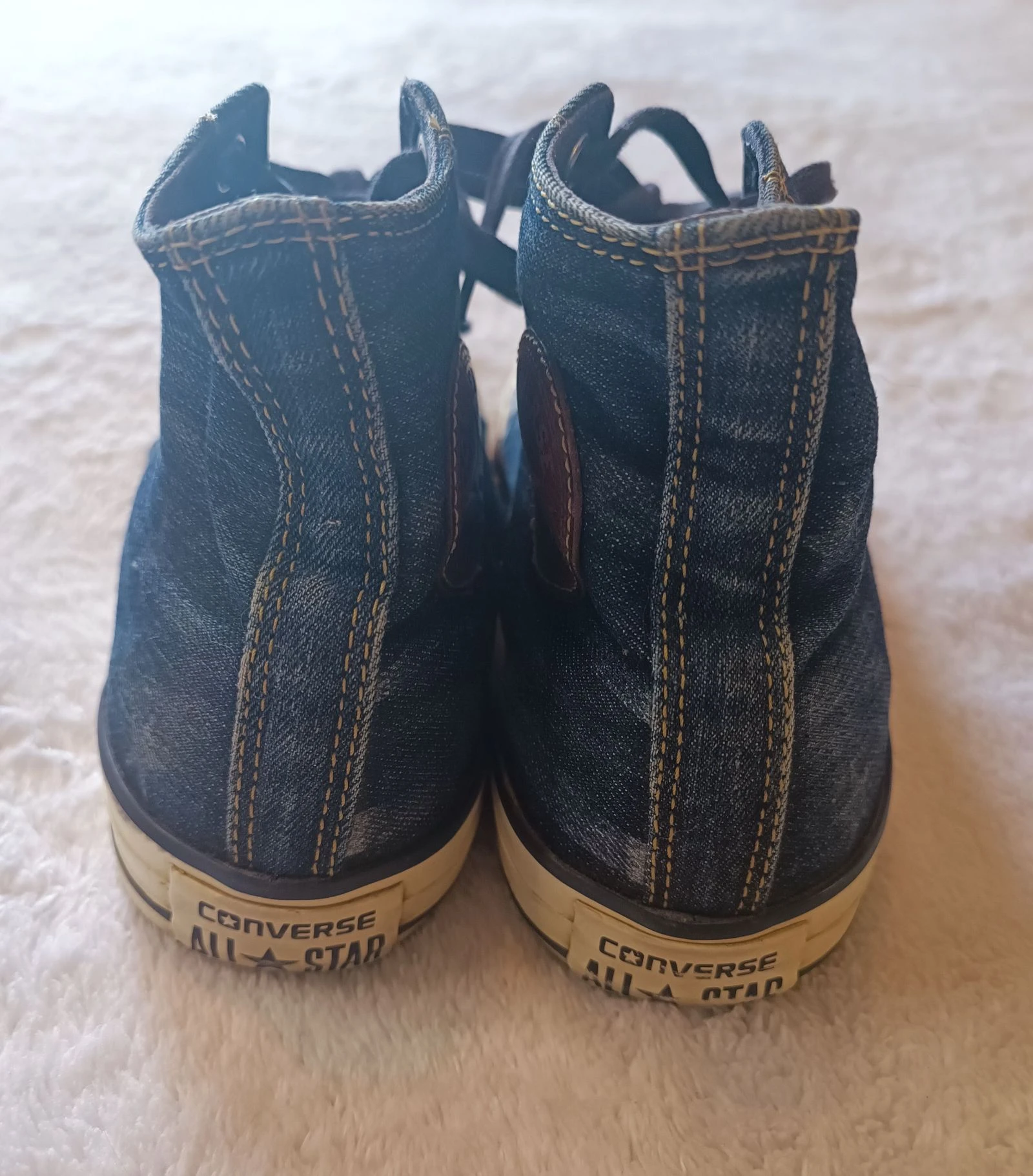 Pair of Converse All Star Chuck Taylor size 38 in very good condition in denim – photo 4